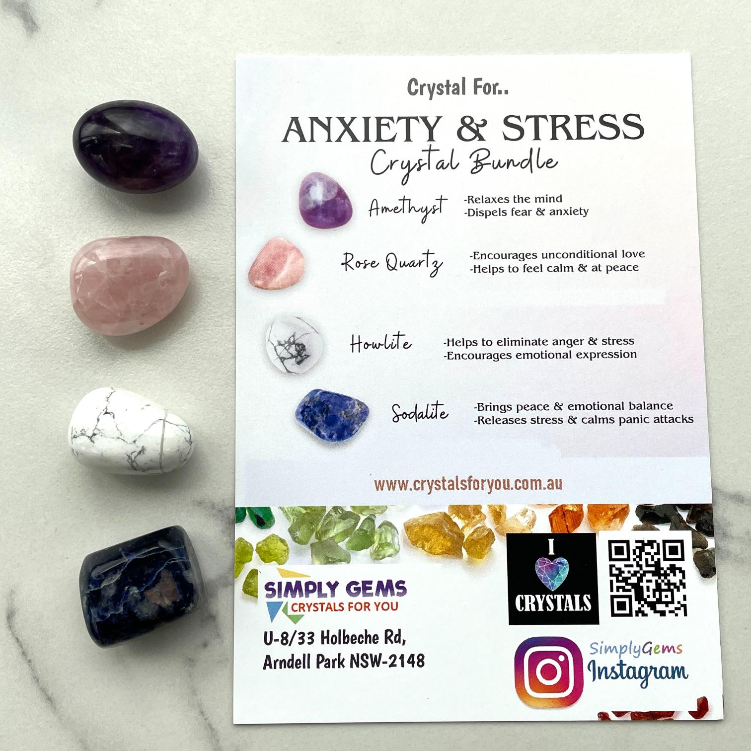 Anxiety & Stress - Crystal Bundle/Kit Anxiety & Stress - Crystal Bundle/Kit